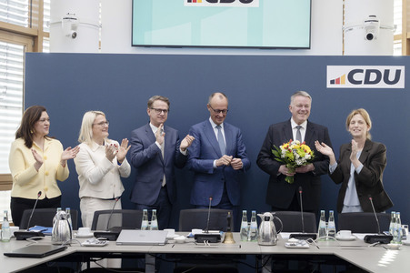 Sitzung des CDU Bundesvorstands in Berlin