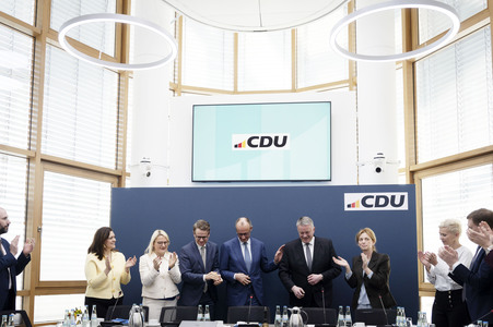 Sitzung des CDU Bundesvorstands in Berlin