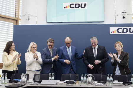 Sitzung des CDU Bundesvorstands in Berlin