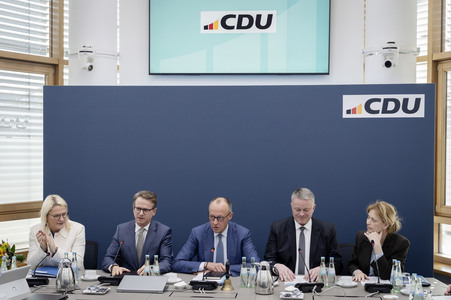 Sitzung des CDU Bundesvorstands in Berlin