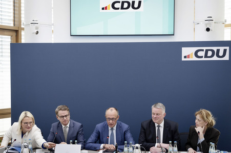 Sitzung des CDU Bundesvorstands in Berlin