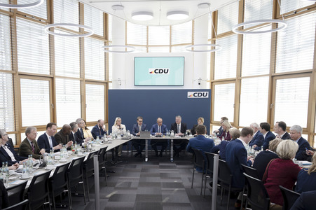 Sitzung des CDU Bundesvorstands in Berlin