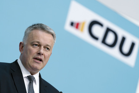 Pressekonferenz zur Sitzung des CDU Bundesvorstands in Berlin