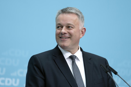 Pressekonferenz zur Sitzung des CDU Bundesvorstands in Berlin