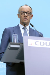 Pressekonferenz zur Sitzung des CDU Bundesvorstands in Berlin