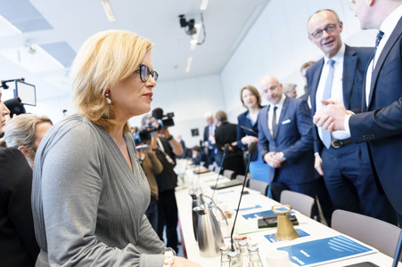 Fraktionssitzung der CDU/CSU-Bundestagsfraktion in Berlin