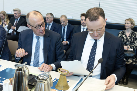 Fraktionssitzung der CDU/CSU-Bundestagsfraktion in Berlin