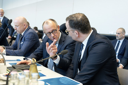 Fraktionssitzung der CDU/CSU-Bundestagsfraktion in Berlin