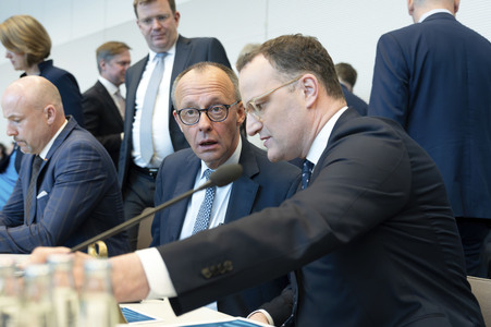 Fraktionssitzung der CDU/CSU-Bundestagsfraktion in Berlin