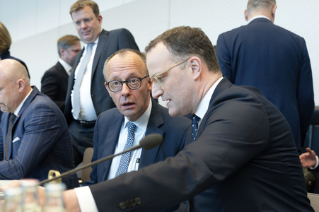 Fraktionssitzung der CDU/CSU-Bundestagsfraktion in Berlin