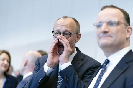 Fraktionssitzung der CDU/CSU-Bundestagsfraktion in Berlin