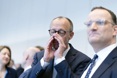 Fraktionssitzung der CDU/CSU-Bundestagsfraktion in Berlin