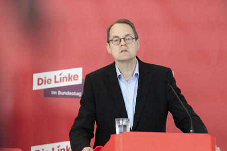Fraktionssitzung der Bundestagsfraktion der Partei Die Linke in Berlin