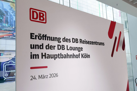 Wiedereröffnung des Reisezentrums und der DB Lounge in Köln