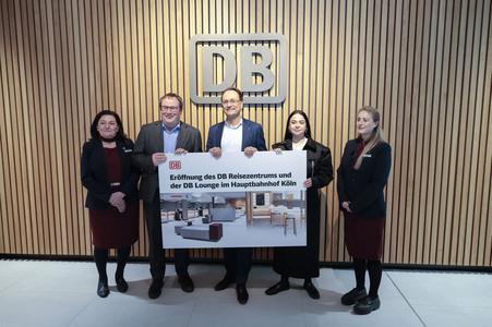 Wiedereröffnung des Reisezentrums und der DB Lounge in Köln
