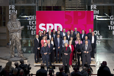 Sondersitzung der SPD in Berlin