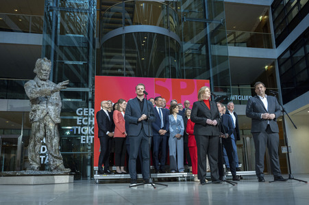 Sondersitzung der SPD in Berlin