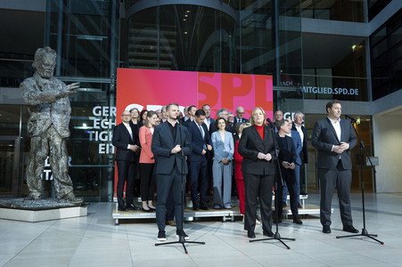 Sondersitzung der SPD in Berlin