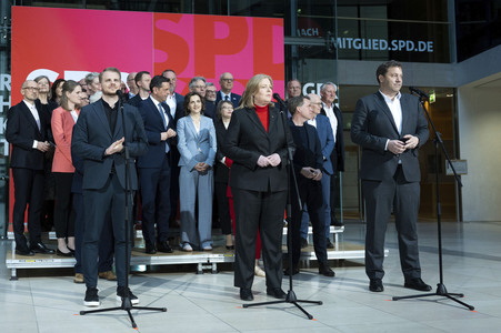 Sondersitzung der SPD in Berlin