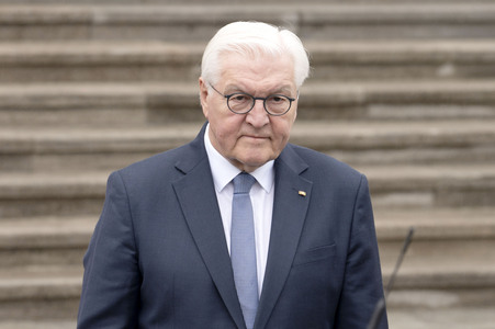 Empfang des Übergangspräsidenten von Syrien in Berlin