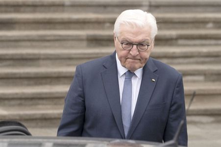 Empfang des Übergangspräsidenten von Syrien in Berlin