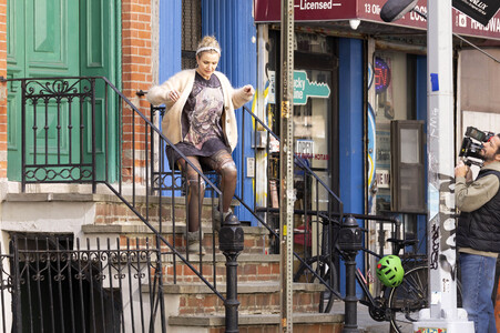 Dreharbeiten 'The Sham' in New York