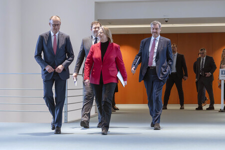 Pressestatement nach den Gesprächen der Koalition in Berlin