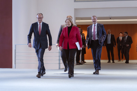 Pressestatement nach den Gesprächen der Koalition in Berlin