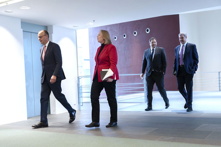 Pressestatement nach den Gesprächen der Koalition in Berlin