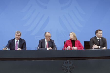 Pressestatement nach den Gesprächen der Koalition in Berlin