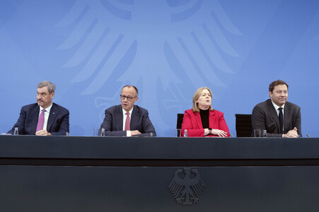 Pressestatement nach den Gesprächen der Koalition in Berlin