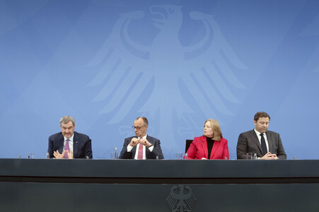 Pressestatement nach den Gesprächen der Koalition in Berlin