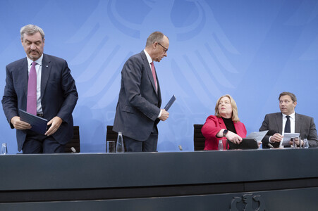 Pressestatement nach den Gesprächen der Koalition in Berlin