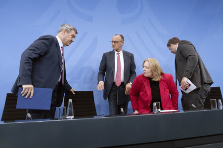 Pressestatement nach den Gesprächen der Koalition in Berlin