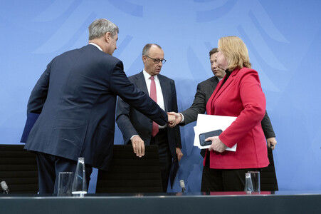 Pressestatement nach den Gesprächen der Koalition in Berlin