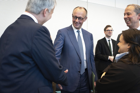 Fraktionssitzung der CDU/CSU-Bundestagsfraktion in Berlin