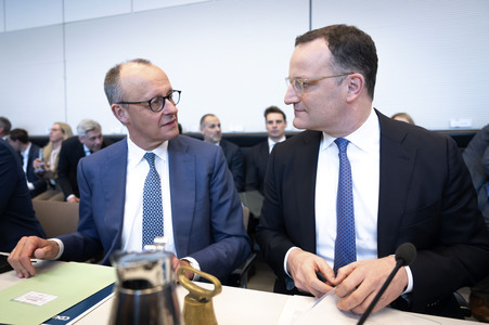 Fraktionssitzung der CDU/CSU-Bundestagsfraktion in Berlin