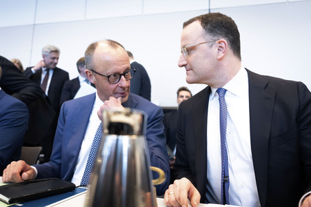 Fraktionssitzung der CDU/CSU-Bundestagsfraktion in Berlin