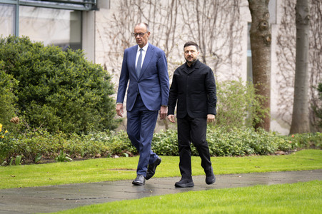 Empfang des Präsidenten der Ukraine in Berlin