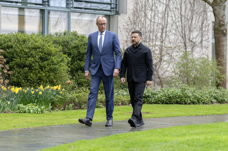 Empfang des Präsidenten der Ukraine in Berlin