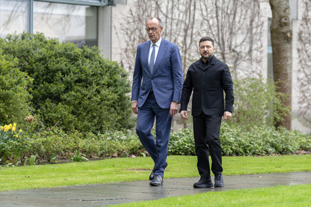 Empfang des Präsidenten der Ukraine in Berlin