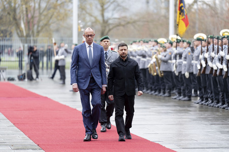 Empfang des Präsidenten der Ukraine in Berlin
