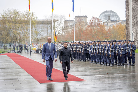 Empfang des Präsidenten der Ukraine in Berlin
