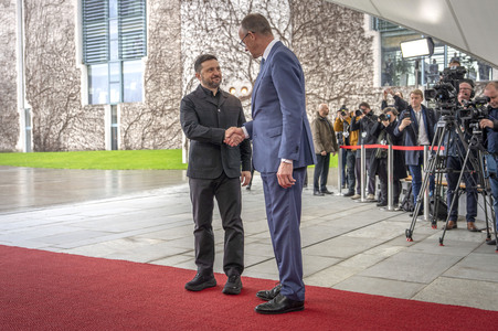 Empfang des Präsidenten der Ukraine in Berlin