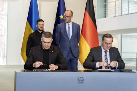Empfang des Präsidenten der Ukraine in Berlin
