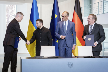 Empfang des Präsidenten der Ukraine in Berlin