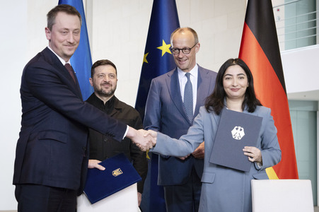 Empfang des Präsidenten der Ukraine in Berlin