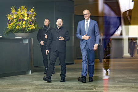 Empfang des Präsidenten der Ukraine in Berlin