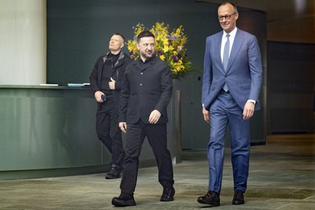 Empfang des Präsidenten der Ukraine in Berlin