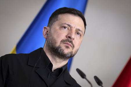 Empfang des Präsidenten der Ukraine in Berlin